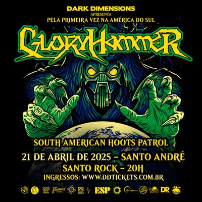 Gloryhammer pela primeira vez na América do Sul!