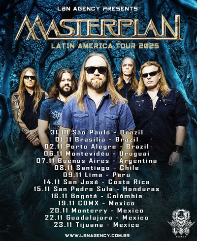 Masterplan confirma tour na América Latina.
