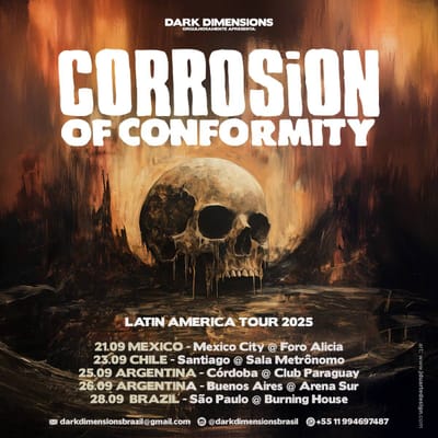 Corrosion Of Conformity anuncia turnê pela América Latina em Setembro
