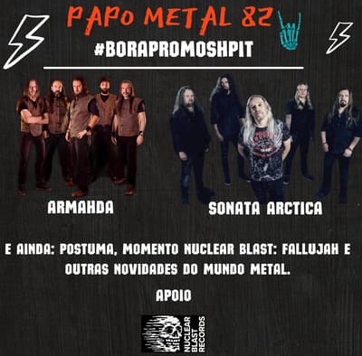 Episódio 82 do podcast traz entrevistas com Sonata Arctica , Armahda e muito mais.