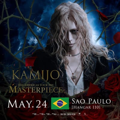 Kamijo: artista faz apresentação única em São Paulo em 24 de maio no Hangar 110