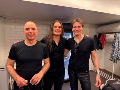 Kiko Loureiro participa de jam com Joe Satriani e Steve Vai na Finlândia