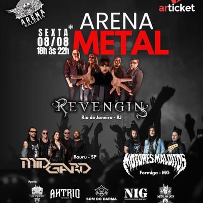 Noite com gothic, symphonic e doom na cobertura da Galeria do Rock nesta sexta-feira