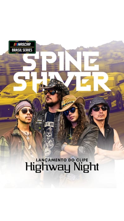 SPINE SHIVER LANÇA “HIGHWAY NIGHT” E FORTALECE CONEXÃO ENTRE ROCK, ESTRADA E VELOCIDADE