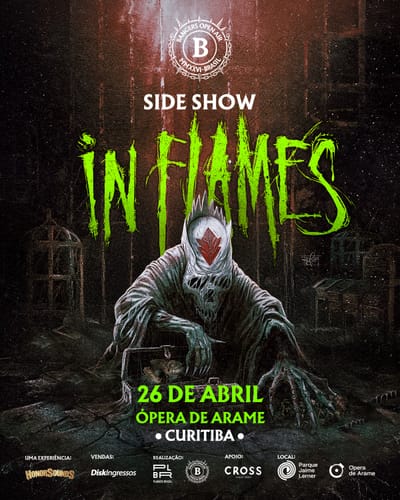 IN FLAMES CONFIRMA SIDE SHOW EM CURITIBA