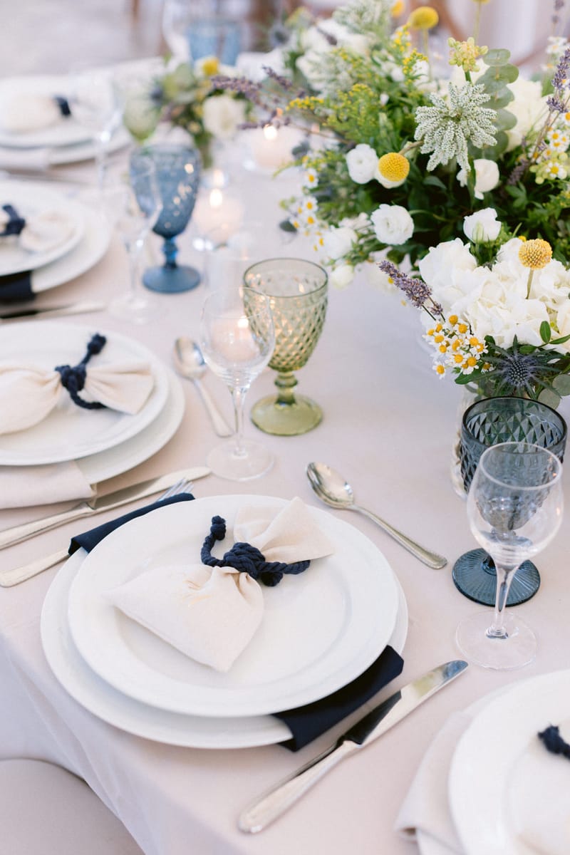 Wedding Ceremony and Reception Set up