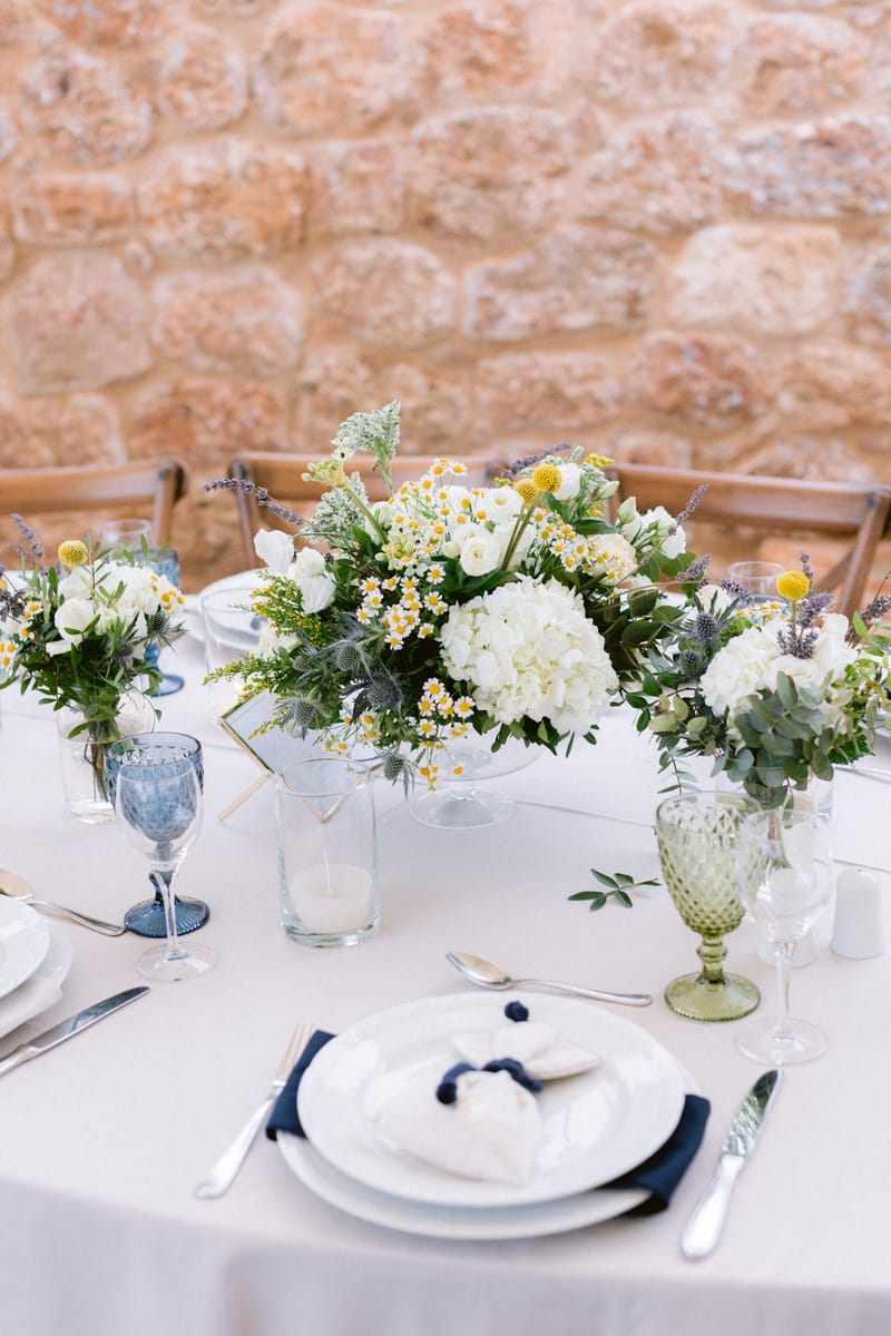 Wedding Ceremony and Reception Set up