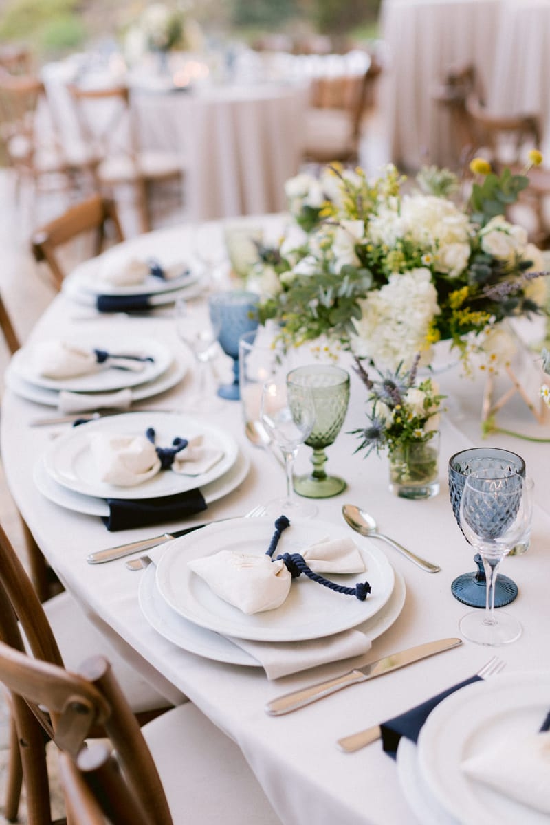 Wedding Ceremony and Reception Set up