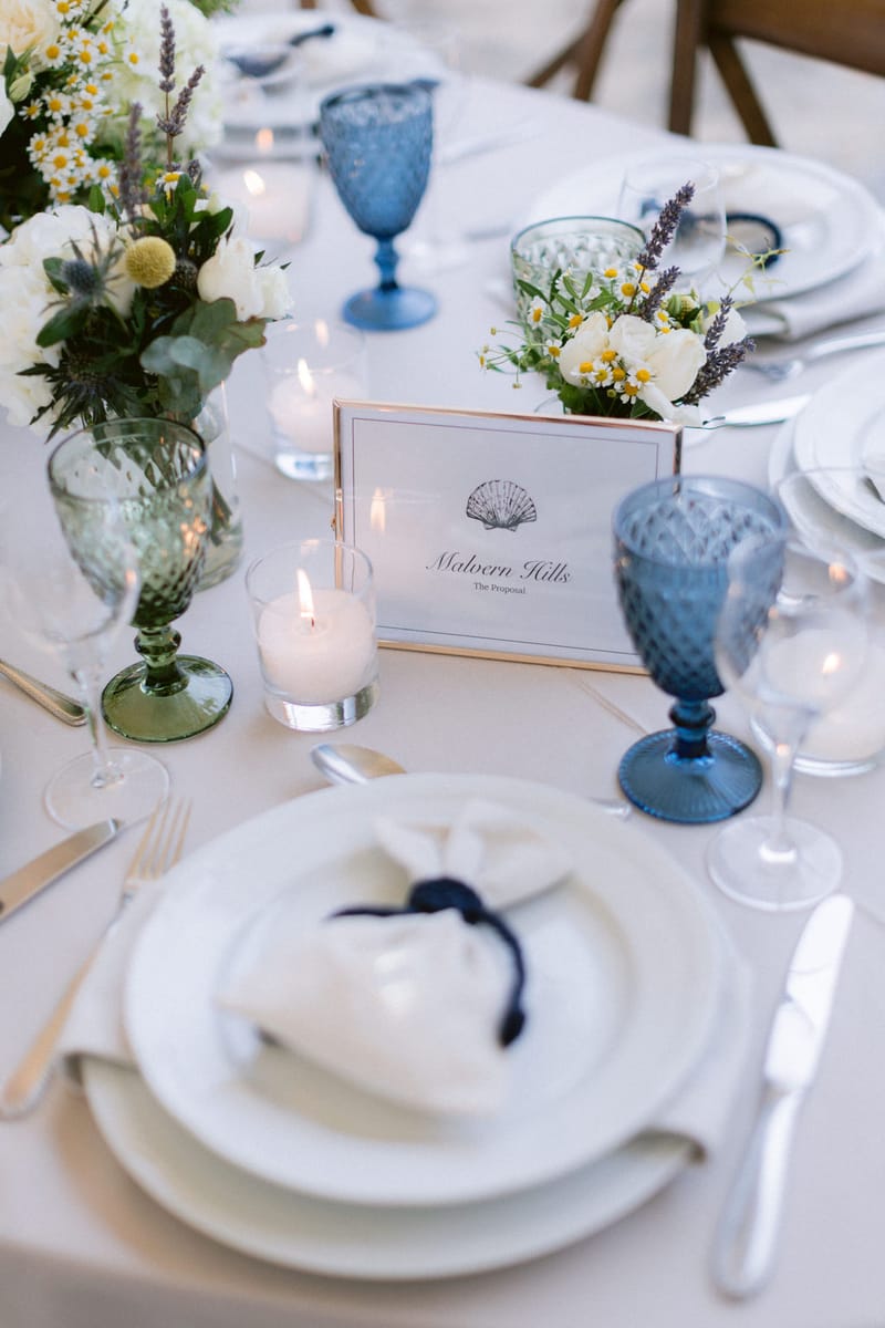 Wedding Ceremony and Reception Set up