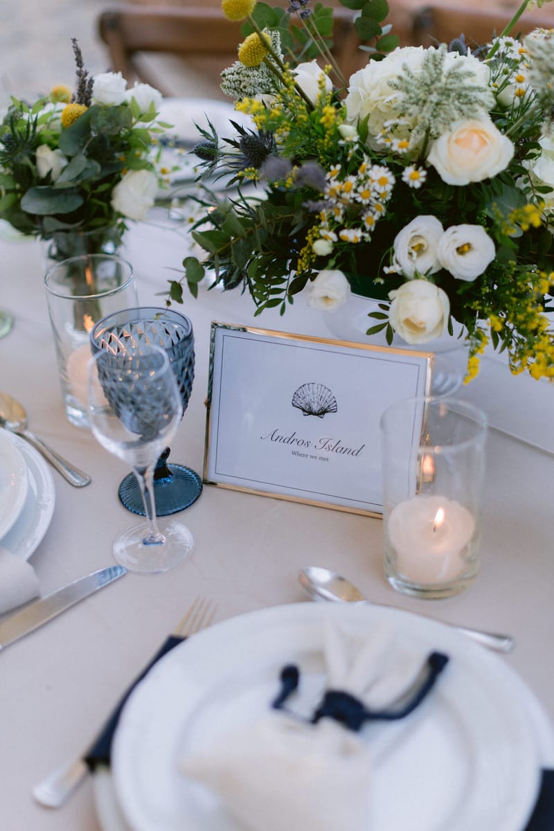 Wedding Ceremony and Reception Set up