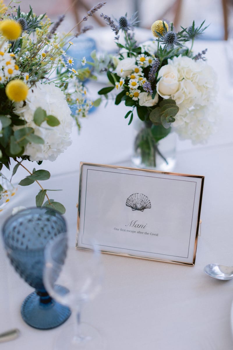 Wedding Ceremony and Reception Set up