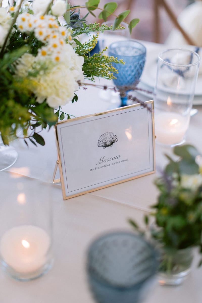 Wedding Ceremony and Reception Set up