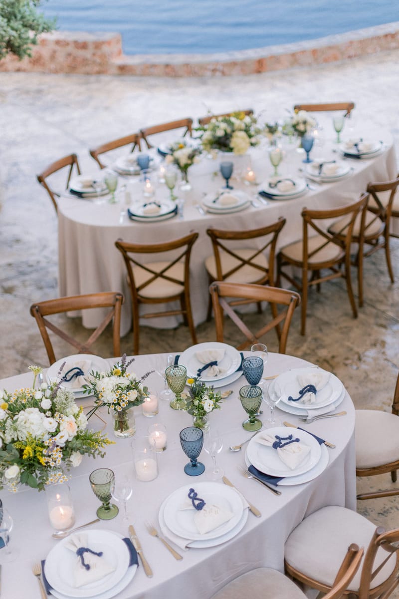 Wedding Ceremony and Reception Set up