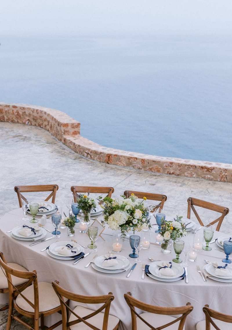 Wedding Ceremony and Reception Set up