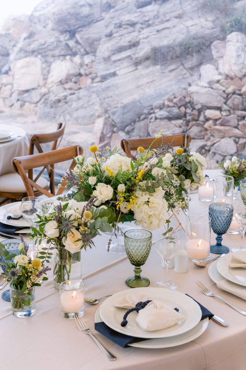 Wedding Ceremony and Reception Set up