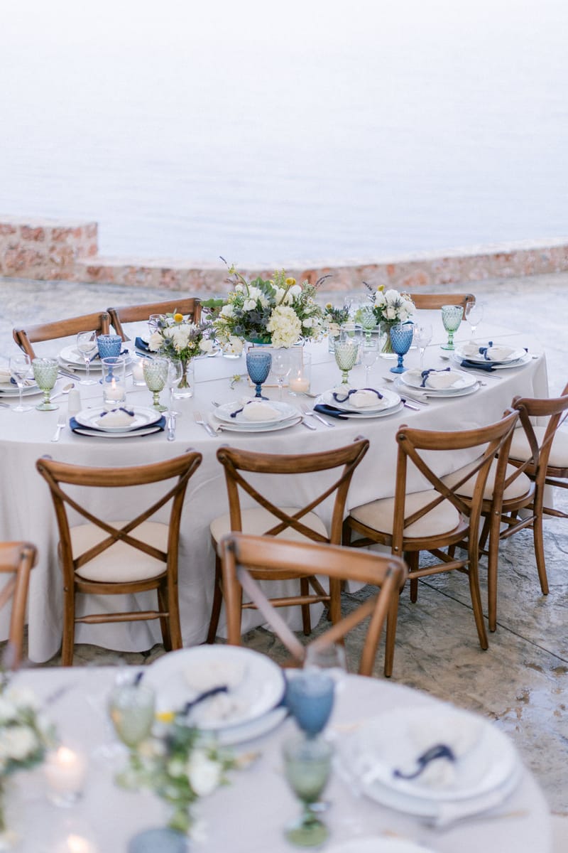 Wedding Ceremony and Reception Set up