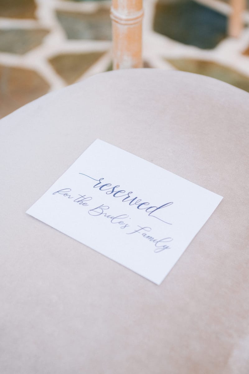 Wedding Ceremony and Reception Set up