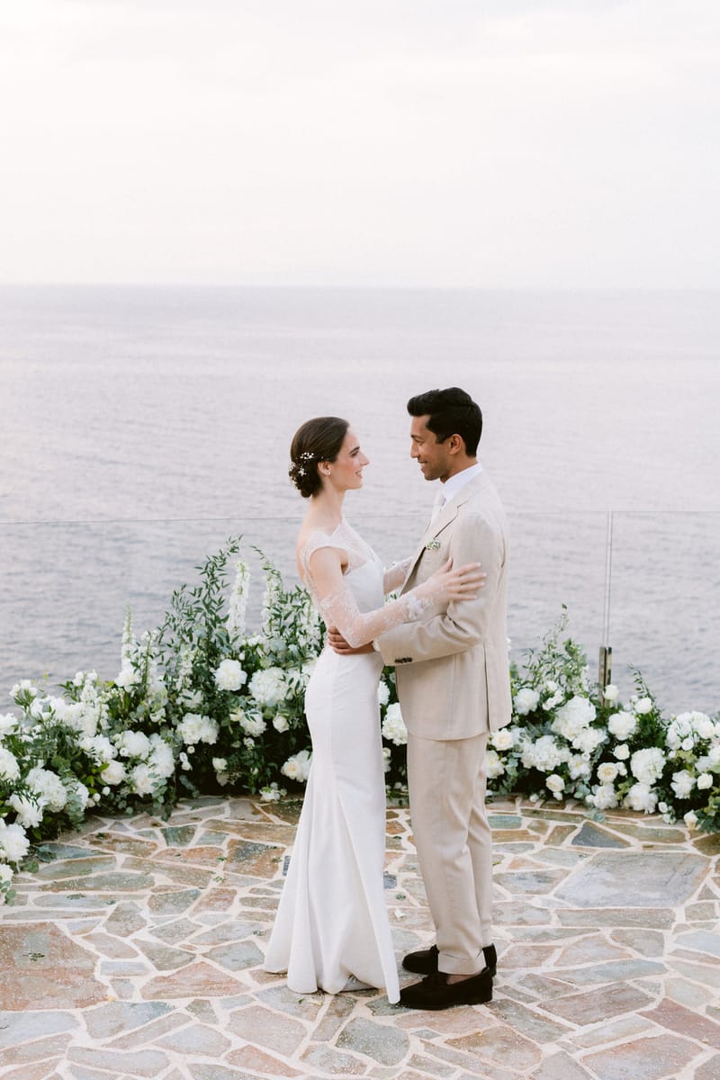 Mark Roshanski Wedding Matilda and Mark Wedding in Athens Villa - FS Events Wedding Planner