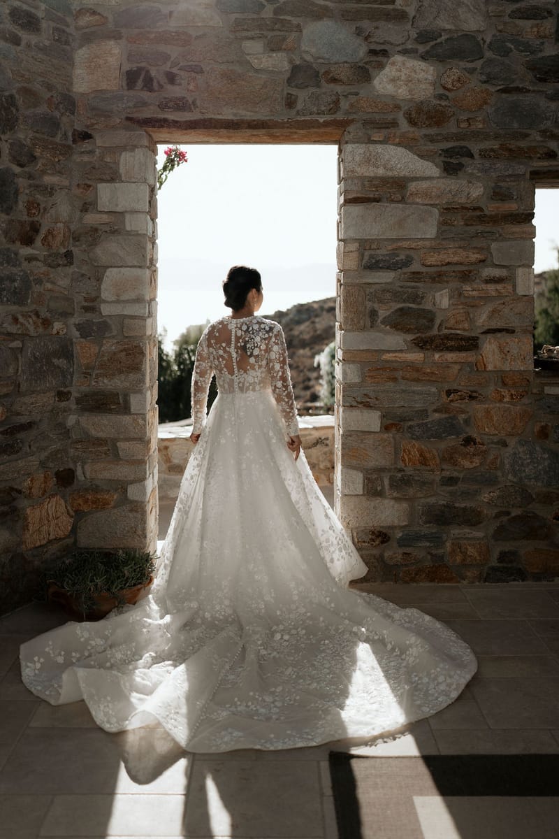 Destiny & Nicolas wedding in Ios island