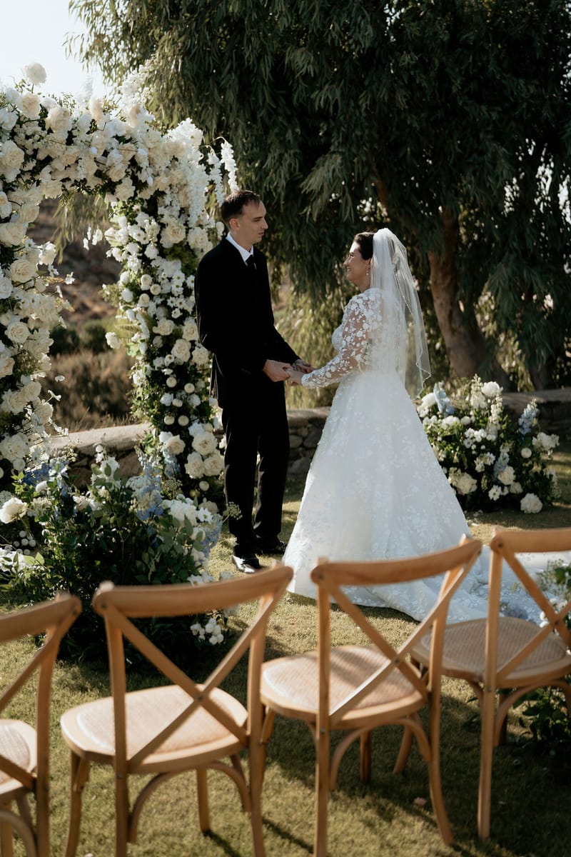 Destiny & Nicolas wedding in Ios island