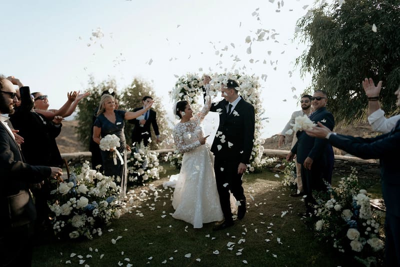 Destiny & Nicolas wedding in Ios island