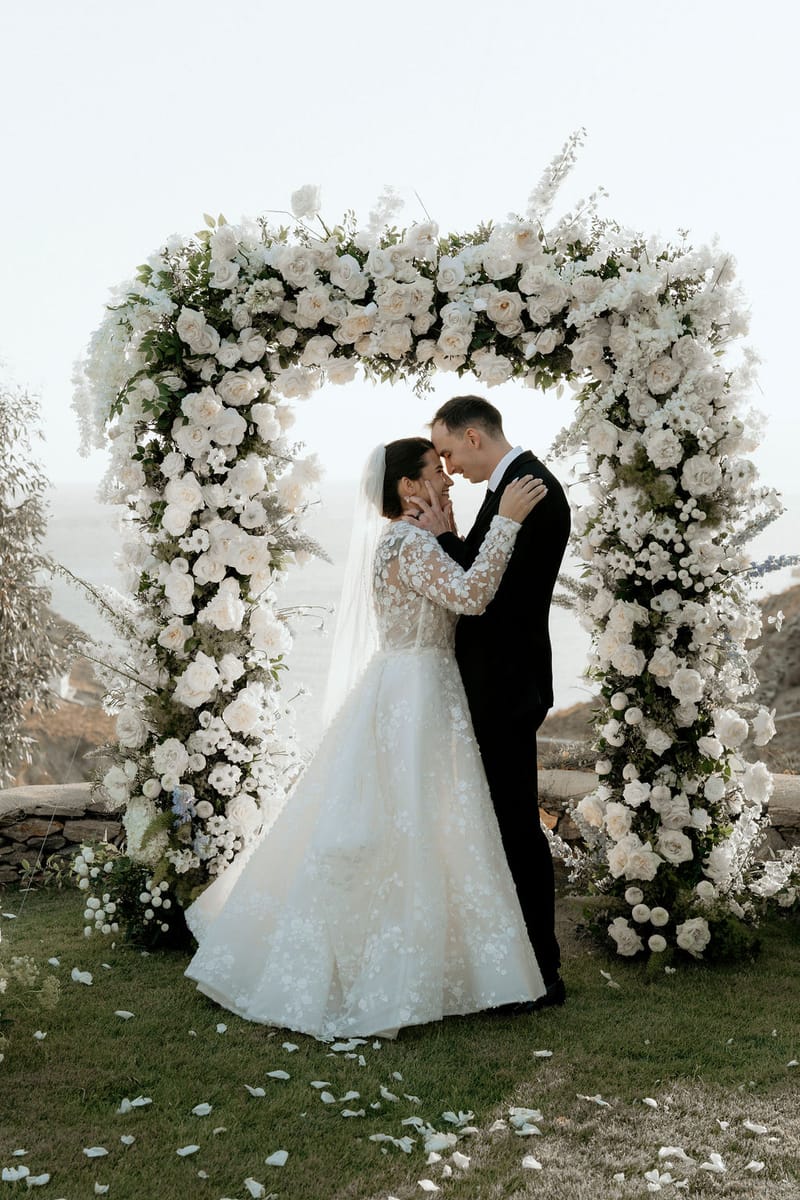 Destiny & Nicolas wedding in Ios island