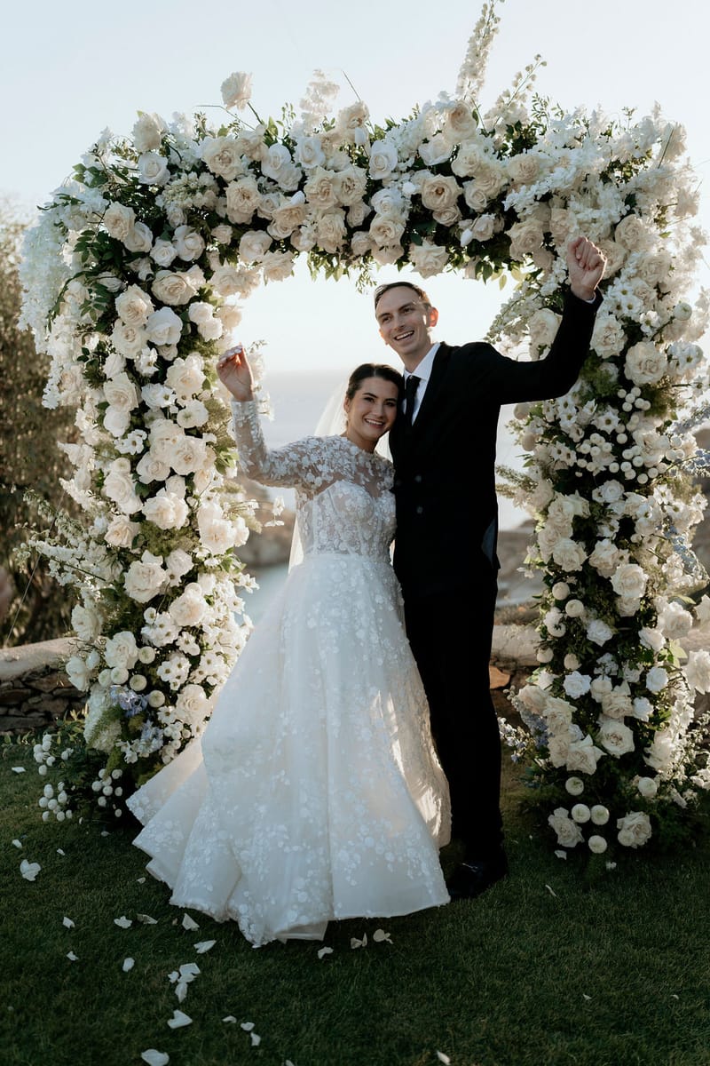 Destiny & Nicolas wedding in Ios island