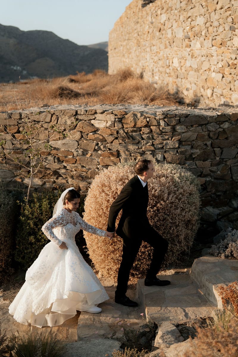 Destiny & Nicolas wedding in Ios island