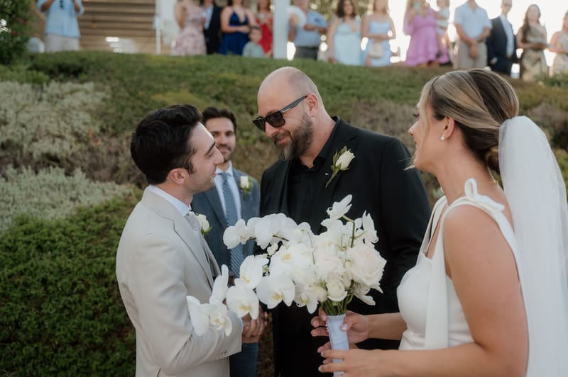 Ceremony at the Gallery Island Art and Taste Chapel