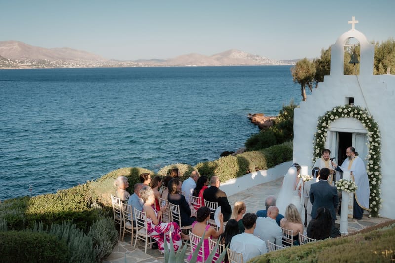 Ceremony at the Gallery Island Art and Taste Chapel
