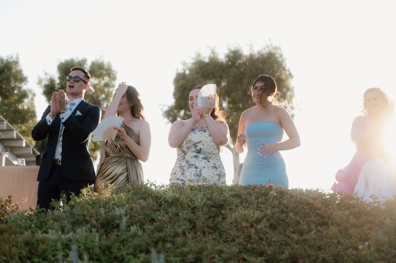 Ceremony at the Gallery Island Art and Taste Chapel