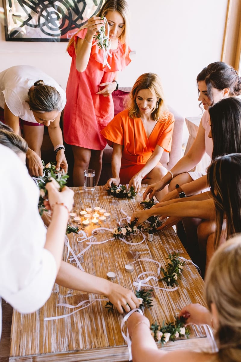 Bride and Groom Preparation