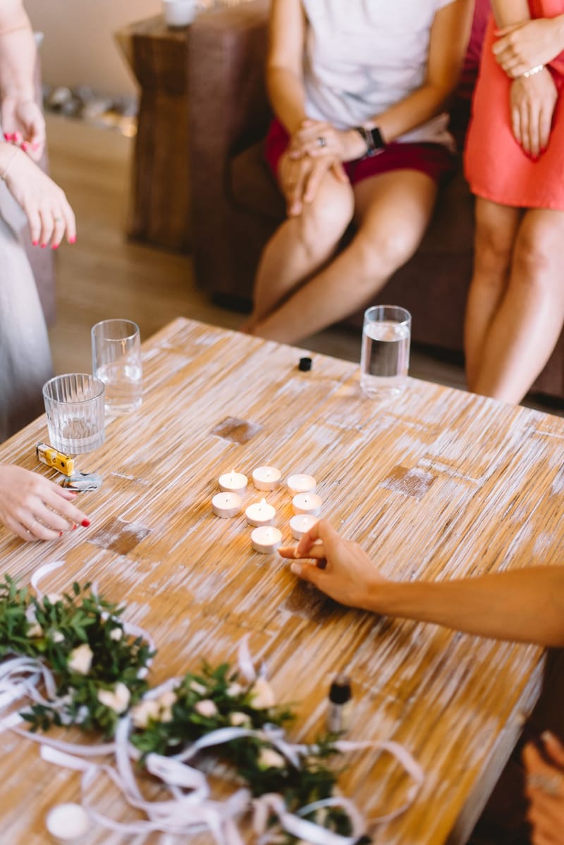 Bride and Groom Preparation