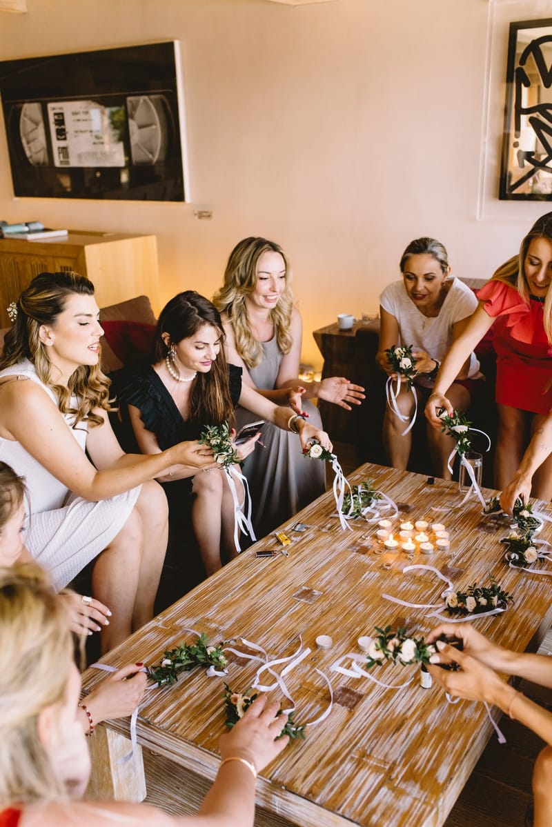 Bride and Groom Preparation