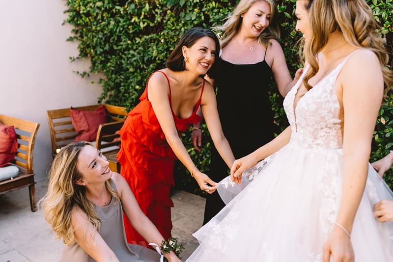Bride and Groom Preparation
