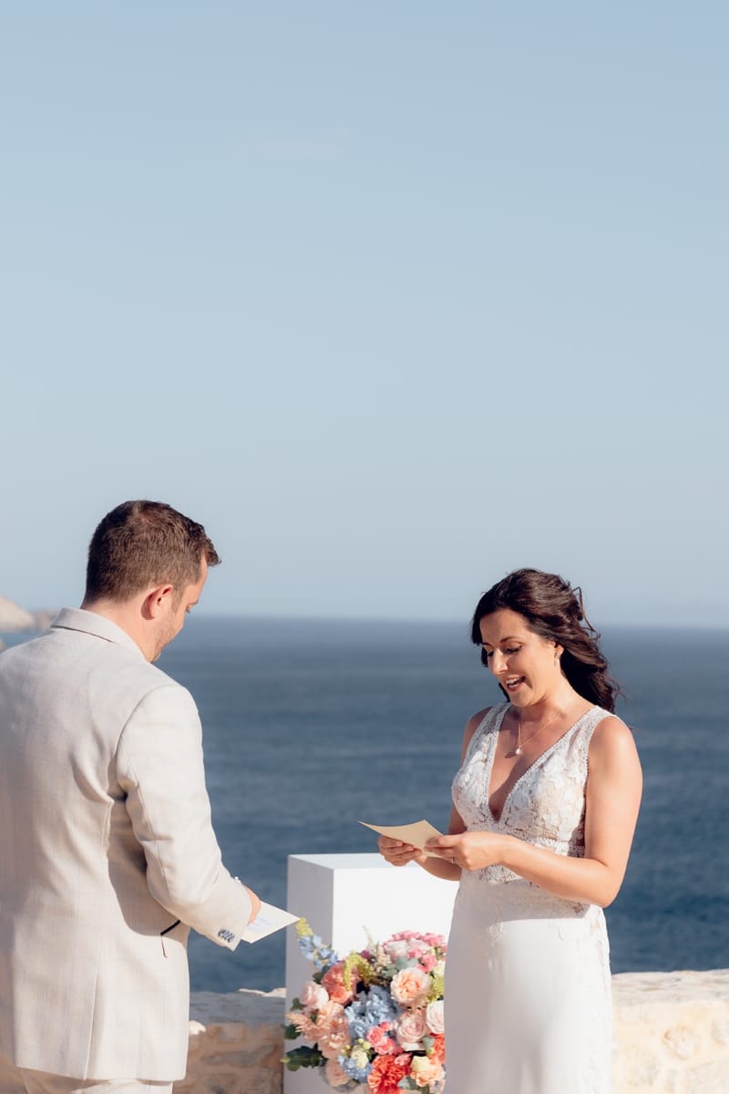 Rachel & Matt Wedding in Ios Island
