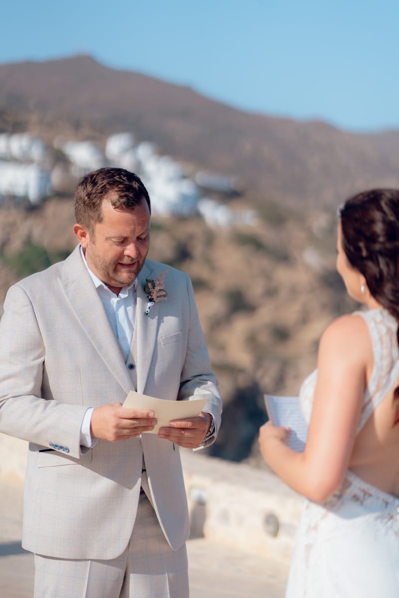 Rachel & Matt Wedding in Ios Island