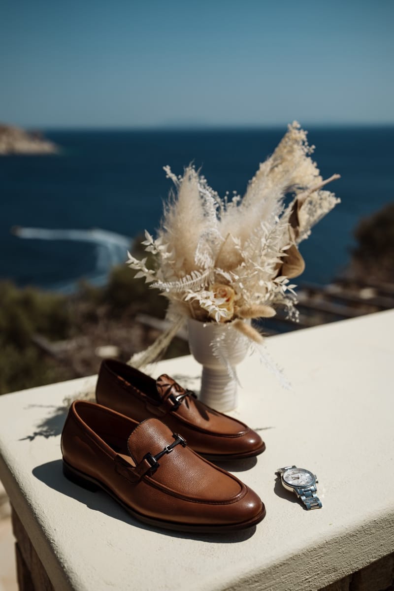 Reni & Jordan Wedding at the Cycladic Gem Villa Ios