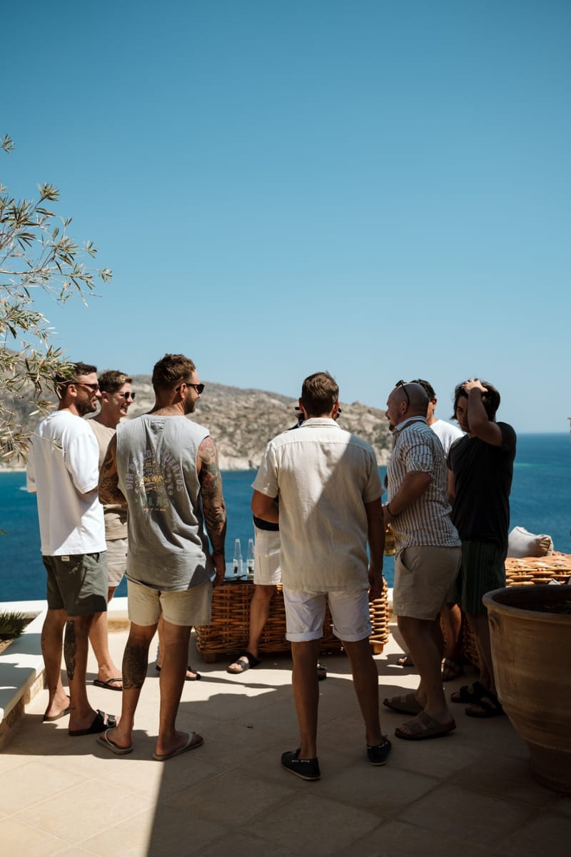 Reni & Jordan Wedding at the Cycladic Gem Villa Ios