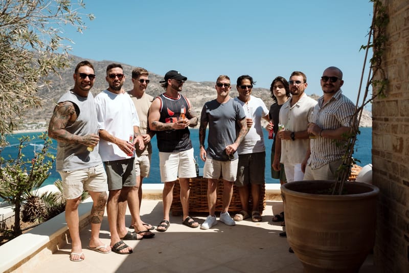 Reni & Jordan Wedding at the Cycladic Gem Villa Ios