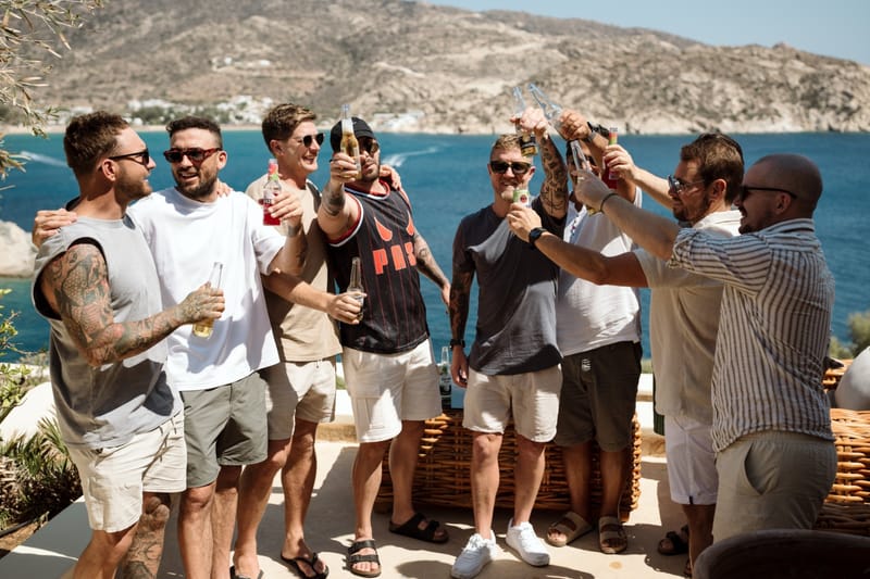 Reni & Jordan Wedding at the Cycladic Gem Villa Ios