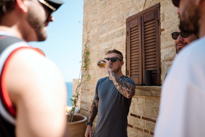 Reni & Jordan Wedding at the Cycladic Gem Villa Ios