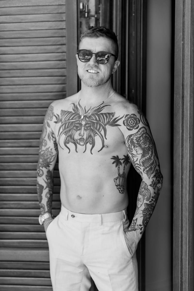 Reni & Jordan Wedding at the Cycladic Gem Villa Ios