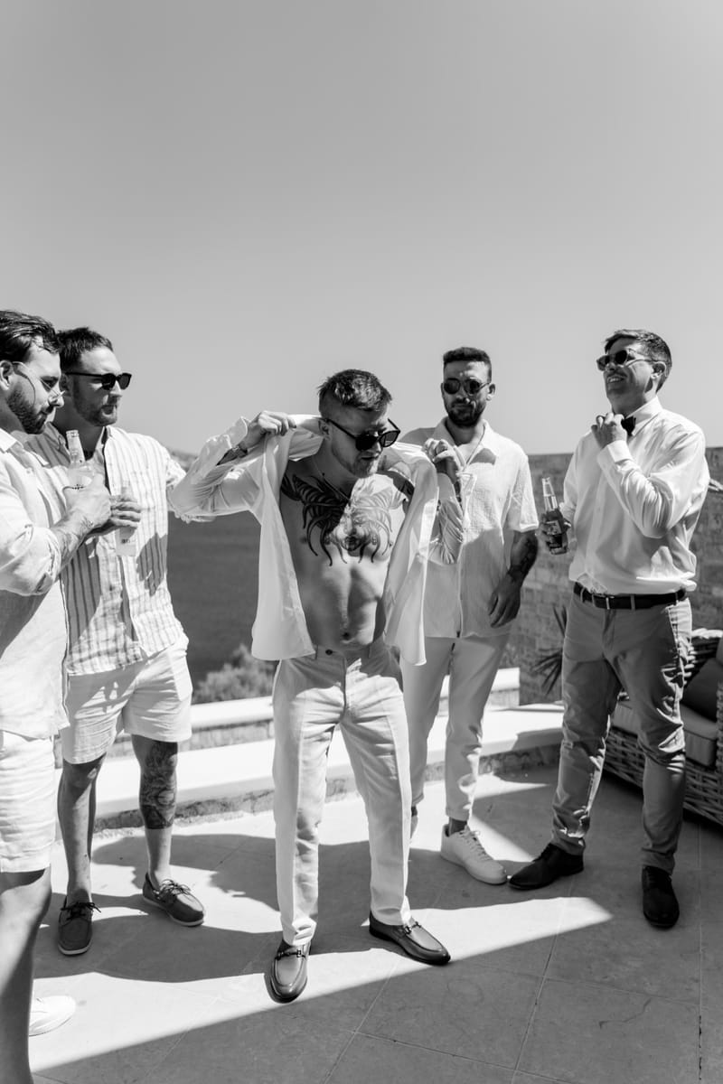 Reni & Jordan Wedding at the Cycladic Gem Villa Ios