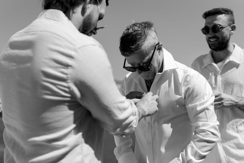 Reni & Jordan Wedding at the Cycladic Gem Villa Ios