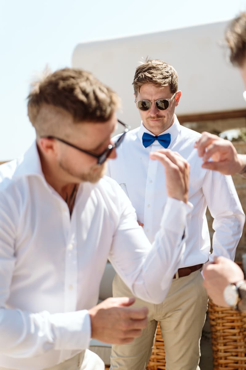 Reni & Jordan Wedding at the Cycladic Gem Villa Ios