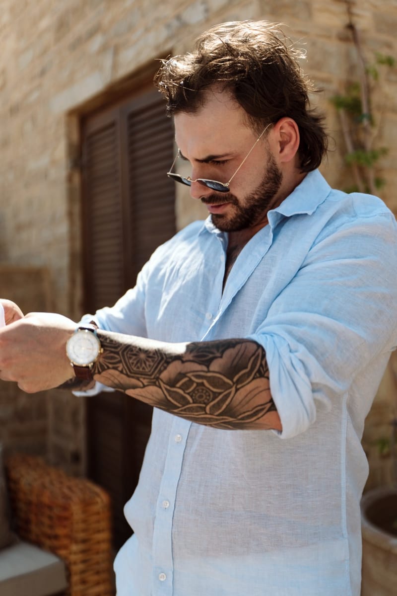 Reni & Jordan Wedding at the Cycladic Gem Villa Ios