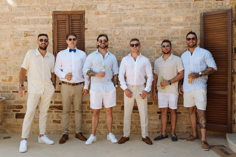 Reni & Jordan Wedding at the Cycladic Gem Villa Ios