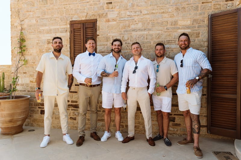 Reni & Jordan Wedding at the Cycladic Gem Villa Ios