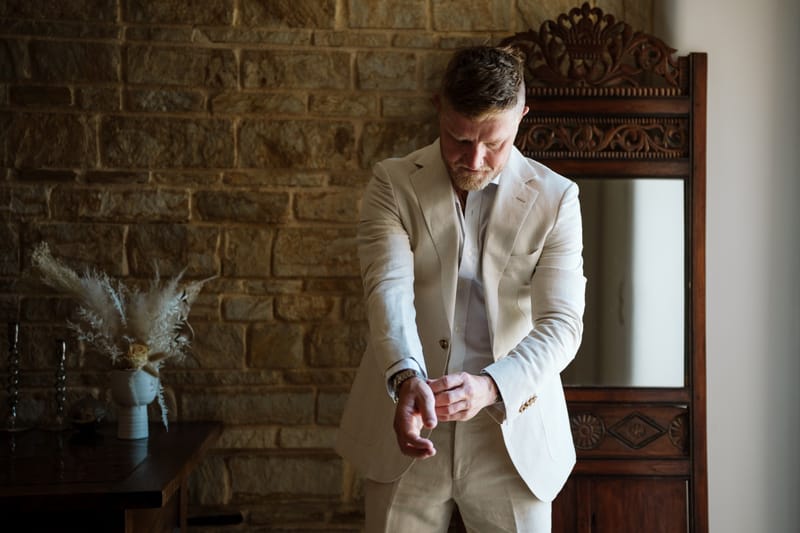 Reni & Jordan Wedding at the Cycladic Gem Villa Ios